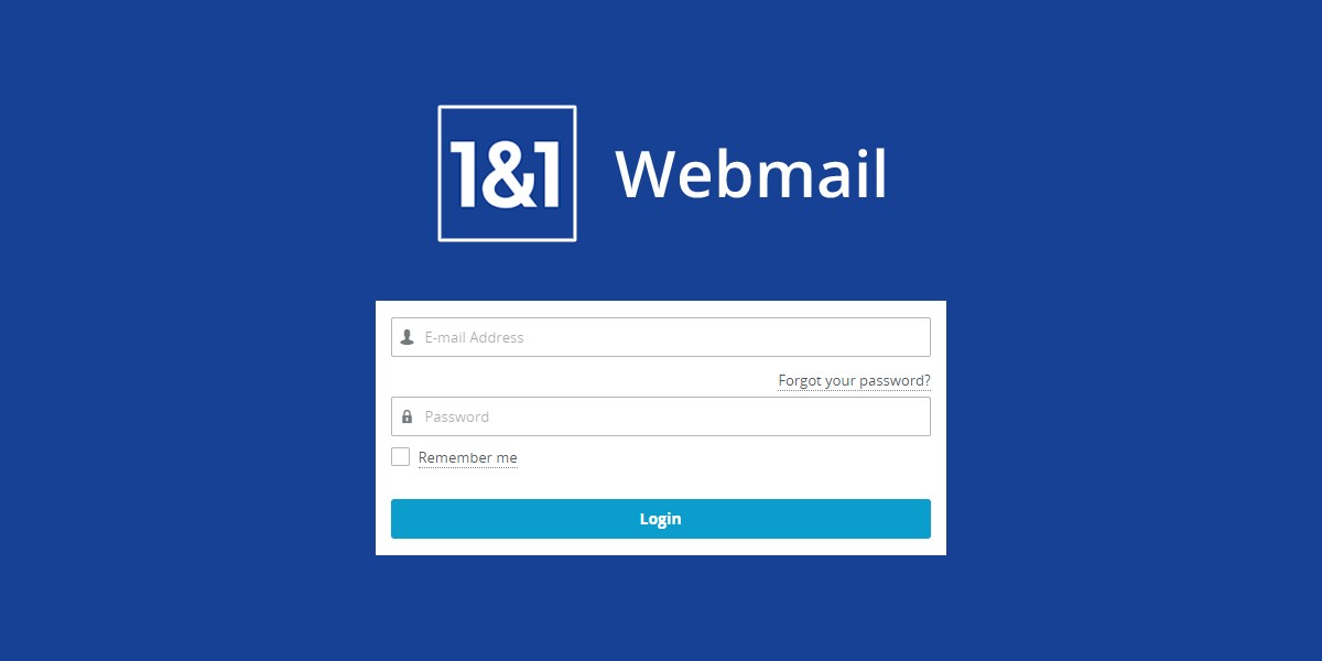 1and1 Email Login - Steps to Login at ionos.com 1 and 1 Webmail